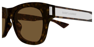 Saint Laurent SL 877 men Havana Squared Sunglasses