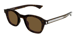 Saint Laurent SL 880 unisex Havana Round Sunglasses