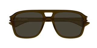 Saint Laurent Sl 881 Unisex Brown Pilot Sunglasses