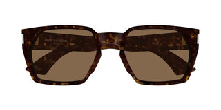 Saint Laurent SL 894 unisex Havana Geometric Sunglasses