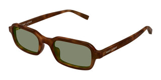 Saint Laurent SL 908 women Havana Rectangle Sunglasses