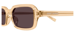 Saint Laurent SL 908 women Yellow Rectangle Sunglasses