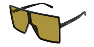 Saint Laurent SL 909 BETTY S women Black Shield Sunglasses