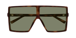 Saint Laurent SL 909 BETTY S women Havana Shield Sunglasses