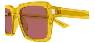 Saint Laurent SL 947 men Yellow Squared Sunglasses