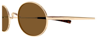 Saint Laurent SL 948 T men Gold Round Sunglasses