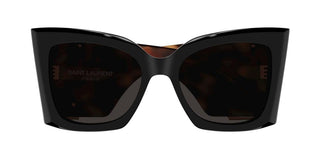 Saint Laurent SL M119 BLAZE women Havana Squared Sunglasses