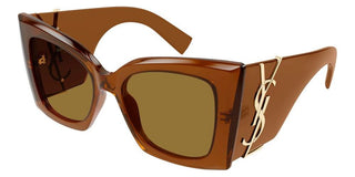 Saint Laurent SL M119 BLAZE CRYSTAL women Brown Cat Eye Sunglasses