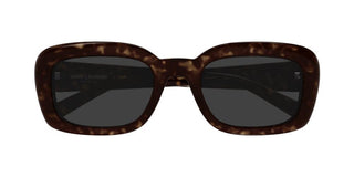 Saint Laurent SL M130 women Havana Squared Sunglasses