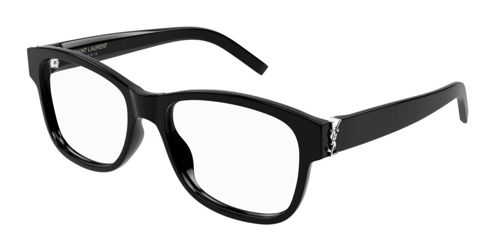 サンローランヴィンテージ132 Saint Laurent SL M132 women Black Squared Eyeglasses