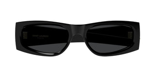 Saint Laurent SL M140 women Black Rectangle Sunglasses