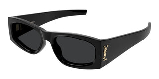 Saint Laurent Sl M140 Women Black Rectangle Sunglasses