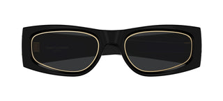 Saint Laurent SL M140 RIM women Black Squared Sunglasses