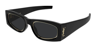 Saint Laurent SL M140 RIM women Black Squared Sunglasses