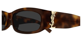 Saint Laurent SL M152 unisex Havana Rectangle Sunglasses