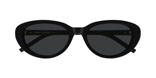 Saint Laurent SL M154 women Black Oval Sunglasses