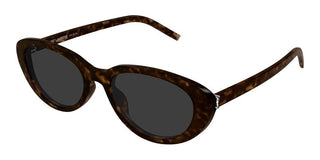 Saint Laurent SL M154 women Havana Oval Sunglasses