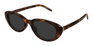 Saint Laurent SL M154 women Havana Oval Sunglasses