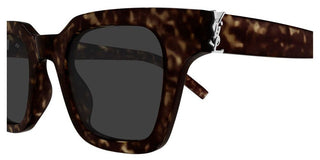 Saint Laurent SL M157 unisex Havana Squared Sunglasses