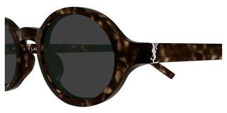 Saint Laurent SL M161 unisex Havana Round Sunglasses