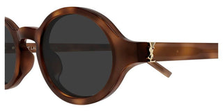 Saint Laurent SL M161 unisex Havana Round Sunglasses