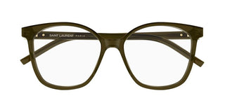 Saint Laurent SL M162 women Brown Round Eyeglasses