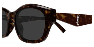 Saint Laurent SL M172 women Havana Geometric Sunglasses