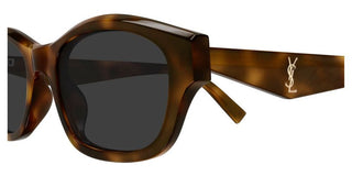 Saint Laurent SL M172 women Havana Geometric Sunglasses