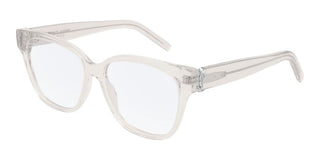 Saint Laurent SL M33 women Transparent Squared Eyeglasses