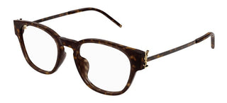 Saint Laurent SL M48O_D/F women Havana Geometric Eyeglasses