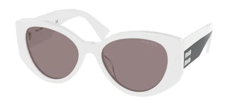 Miu Miu SMU 03WS women White Squared Sunglasses