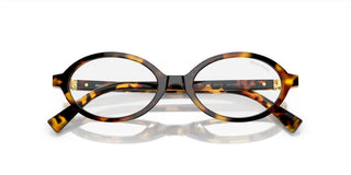 Miu Miu SMU 04ZS women Havana Oval Sunglasses