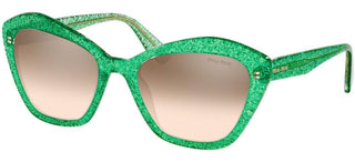 Miu Miu SMU 05U women Green Butterfly Sunglasses