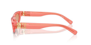Miu Miu Smu 07zs Women Pink Oval Sunglasses