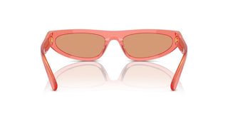 Miu Miu Smu 07zs Women Pink Oval Sunglasses
