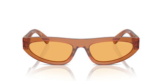 Miu Miu Smu 07zs Women Orange Oval Sunglasses