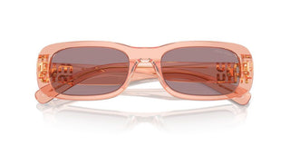 Miu Miu Smu 08zs Women Pink Geometric Sunglasses