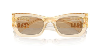 Miu Miu Smu 09ws Women Yellow Geometric Sunglasses