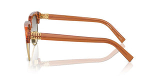 Miu Miu Smu 09zs Women Brown Pilot Sunglasses