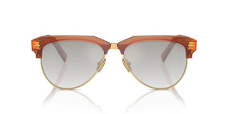 Miu Miu Smu 09zs Women Brown Pilot Sunglasses