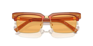 Miu Miu Smu 10zs Women Brown Squared Sunglasses