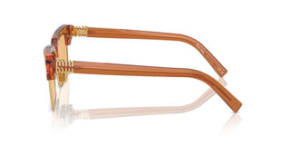 Miu Miu Smu 10zs Women Brown Squared Sunglasses