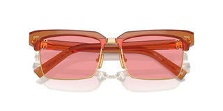 Miu Miu Smu 10zs Women Brown Squared Sunglasses