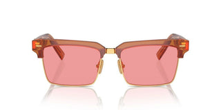 Miu Miu Smu 10zs Women Brown Squared Sunglasses