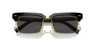 Miu Miu Smu 10zs Women Black Squared Sunglasses