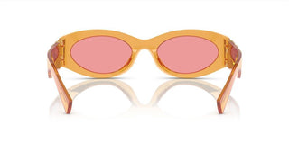Miu Miu Smu 11ws Women Orange Oval Sunglasses