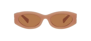 Miu Miu SMU 11WS women Brown Oval Sunglasses