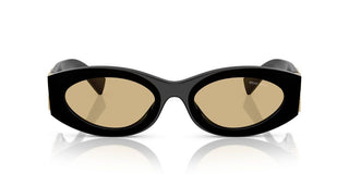 Miu Miu Smu 11ws Women Black Oval Sunglasses