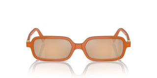 Miu Miu Smu 11zs Women Orange Rectangle Sunglasses