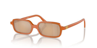 Miu Miu Smu 11zs Women Orange Rectangle Sunglasses